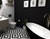 3D design monochrome bathroom